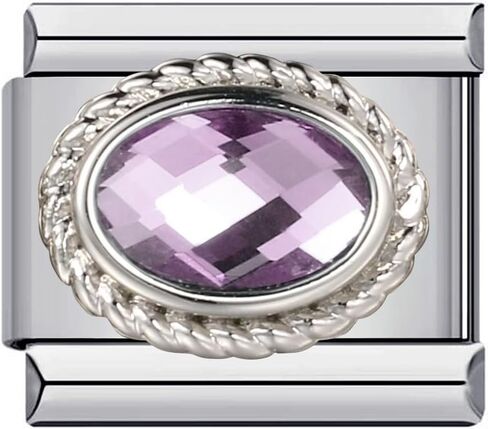 Birthstone Charms for Italian Charm Bracelet, 9mm, Birthday Gift in Kuwait