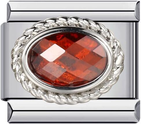 Birthstone Charms for Italian Charm Bracelet, 9mm, Birthday Gift in Kuwait