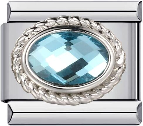 Birthstone Charms for Italian Charm Bracelet, 9mm, Birthday Gift in Kuwait