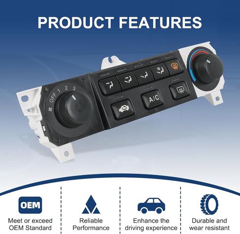 A/C Heater Climate Control Module Compatible with 1998-2000 Honda Accord 1998-2004 Honda Odyssey Replace# 599-268, 79600-S84-A01ZA in Saudi Arabia