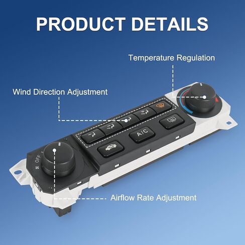 A/C Heater Climate Control Module Compatible with 1998-2000 Honda Accord 1998-2004 Honda Odyssey Replace# 599-268, 79600-S84-A01ZA in Saudi Arabia