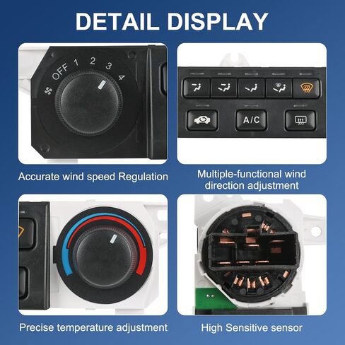A/C Heater Climate Control Module Compatible with 1998-2000 Honda Accord 1998-2004 Honda Odyssey Replace# 599-268, 79600-S84-A01ZA in Saudi Arabia