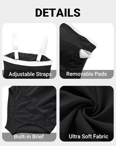 Tempt Me Women Tankini Swimsuits with Skirt - Two Piece Swimsuit Tummy Control Bathing Suits 2025 Swimwear in Kuwait