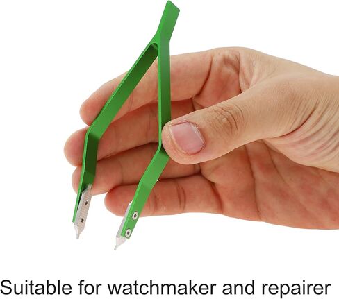 VOCOSTE V Shaped Watch Spring Bar Tweezers, Aluminum Alloy Watch Repairing Tool, Remover Repair, Accessory Tool for Watchmaker and Repairer in Saudi Arabia