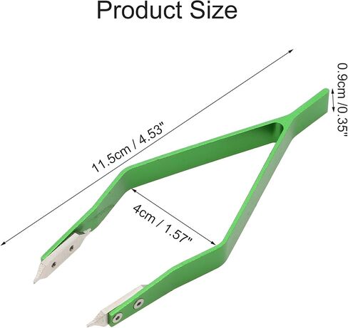 VOCOSTE V Shaped Watch Spring Bar Tweezers, Aluminum Alloy Watch Repairing Tool, Remover Repair, Accessory Tool for Watchmaker and Repairer in Saudi Arabia