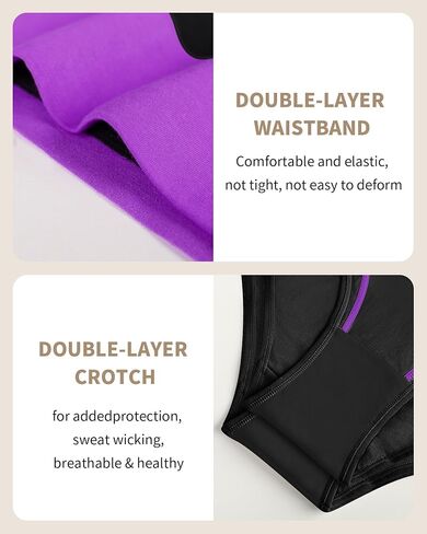 Women's High Waisted Cotton Underwear Tummy Control Underwear Stretch Soft Full Coverage Briefs Panties Multipack in Saudi Arabia