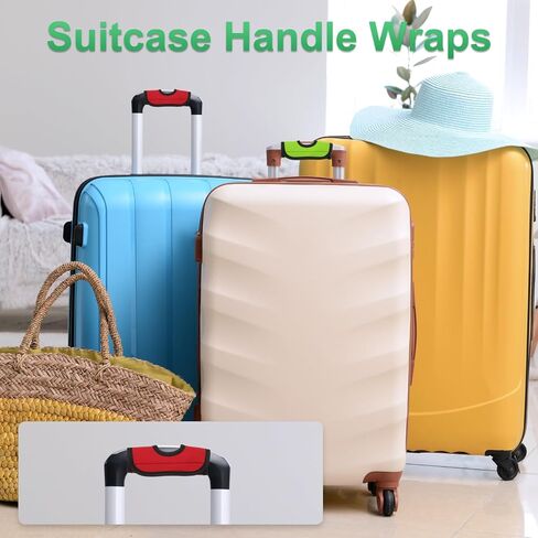 غلاف مقبض الأمتعة UXCELL ، 4 PCS Hollow Neoprene Handbag Cover Cover معرفات الأمتعة معرفات حقيبة حقيبة لأكياس السفر للأمتعة ، الأرجواني in Kuwait