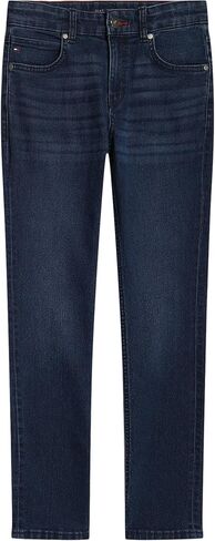 Tommy Hilfiger Boys '5-Pocket Stretch Slim Straight Leg Jean ، Zipper Closure ، Patina ، 20 in Saudi Arabia