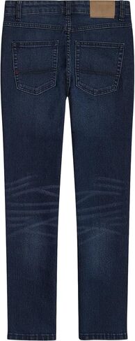 Tommy Hilfiger Boys '5-Pocket Stretch Slim Straight Leg Jean ، Zipper Closure ، Patina ، 20 in Saudi Arabia