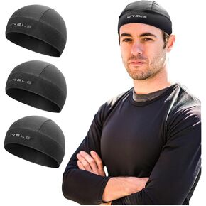 3 Pieces Cooling Helmet Liner Skull Cap for Men Women,Cycling Head Cap for Outdoors