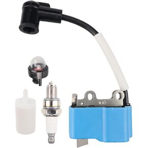 521648701 ملف الاشتعال مع قابس شرارة لـ Husqvarna 253r 253rj 253rb 553rbx 553rs