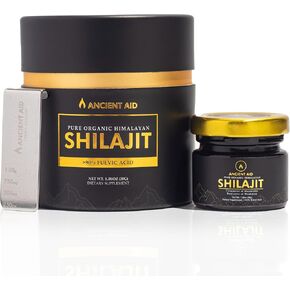 Pure Himalayan Organic Shilajit Resin for Men and Women | 90%+ Fulvic Acid & 87+ Trace Minerals | Immune Support, Focus, Memory, and Bone Health | 60 Servings | USA Lab Tested
