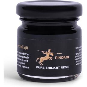 Pindari Shilajit Resin Pure Shilajit 500mg | Nutrient Dense | High Potency | Energy Boost | Immune Support | Sourced in The Himalayan Mountain Ranges 1.41 Ounces