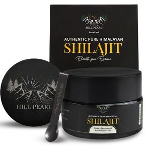 HILL PEARL Pure Himalayan Shilajit Resin – 20g, 60 Days Sun-Dried, High in Fulvic & Humic Acids, 80+ Natural Minerals, Lab Tested for Safety – Premium Quality for Men & Women