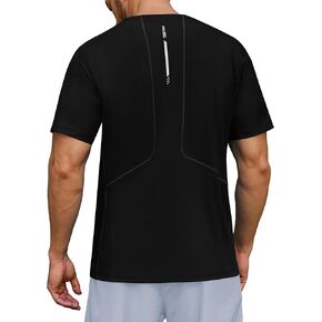 رجال UPF 50+ حماية من أشعة الشمس قمصان رياضية قصيرة الأكمام الجري تجريب صالة الألعاب الرياضية TSHIRTS قميص تجفيف سريع جاف لوقود الطفح الجلدي in Kuwait