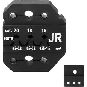 JRready ACT-16DT Crimp Die for Open Barrel Crimping Tool ACT-LY Frame, Deutsch DTM Connector Pin Crimp Die for Size 16 Stamped Contacts(14-18AWG)