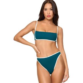 L*Space Hazel Bikini Top for Women, Ribbed Bralette Featuring Adjustable Straps and Removable Pads