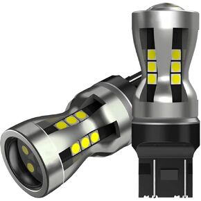 SEALIGHT 7440 7443 LED LED ، 6000K BRIGHT WHITE 3000LM لـ 7441 992 T20 W21W 7444 LED لمصابيح البديل للنسخ الاحتياطي ، أضواء الإشارة ، وأضواء الفرامل ، وأضواء ذيل عكسية ، حزمة 2