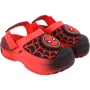 Marvel Spiderman Boys ينزلقون على أحذية Slogs Kids Sandals أحجام الأحجام 5-13