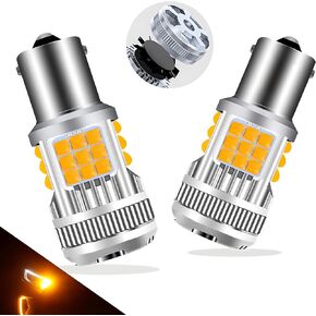7443 7440 7441 7444 992 W21W T20 LED LED 600 ٪ Super Bright 4000 Lumen White للنسخ الاحتياطية للأضواء العكسية ، وأضواء ذيل الفرامل ، ومواقف السيارات أو أضواء التشغيل أثناء النهار (حزمة 2)