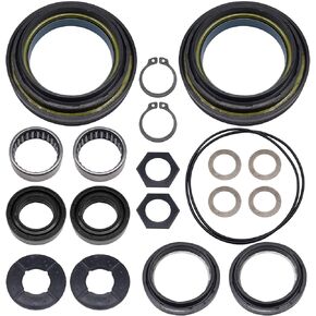 HiSport 50381 Outer Axle Knuckle Tube Dust Seal & Inner Tube Seal & Snap Ring & Needle Bearing & Thrust Washer Seals Kit Compatible with Ford 1998 1999 2000 2001 2002 2003 2004 Replace 50491,2019816