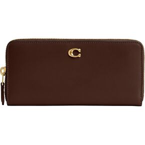 Coach Women's Essential Slim Accordion Zip Wallet Accessory-Travel, B4/Maple