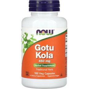 Now Foods Gotu Kola 450mg 100 Vcaps