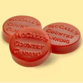 Adgasp McCall's Country Companles Wax Potpourri button مجموعة من 6 - سوق المزارعين