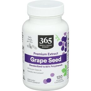 Whole Foods Market, Grapeseed Extract 100mg, 120 CT