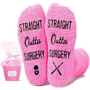 HAPPYPOP Inspirational GIfts for Her - Cancer Awareness Chemo Sock for Patient Survivor After Surgery