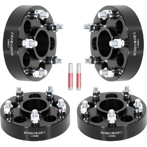 من 5x4.5 إلى 5x5 فواصل العجلات لجيب رانجلر/لشروكي/كومانش/الحرية ، 1.5 "5x114.3 إلى 5x127 فواصل الإطارات Hubcentric مع 1/2 ترصيع 71.5 ملم.