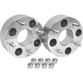 Rugged Front/Rear Wheel Spacer (1997-2022) Can Am/Kawasaki, Prairie/Renegade/Outlander/Commander/Maverick/KFX/Defender, Aluminum Alloy, Bolt Pattern:4x137mm;Thread:M10x1.25;Thickness:2"