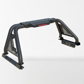 بار سبورت بار رول بار تناسب تاكوما ، JT Gladiator ، Ranger ، Colorado ، Canyon ، and Frontier (Black Steel)
