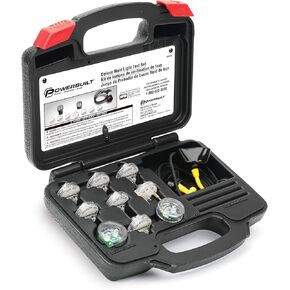 Powerbuilt 6 Piece Deluxe Noid Light Test Kit, Fuel Injector Components Testing,GM, Ford, Asian, European, Imports, Domestic Adapters - 940580
