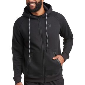 Spyder Mens Zip Up Hoodie - UPF30+ Super Soft Fleece Sweatshirt, Warm Athletic Hoodies for Men with Secure Zip Pockets (S-XL)