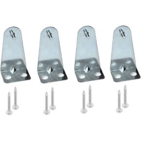 Hold Down Brackets 4pcs Metal Blind Brackets Bottom Rail Holder Replacements for Horizontal Blinds and Window Shades