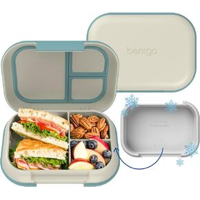 Bentgo Chill Max Leak-Proof XL Lunch Box - Included Ice Pack Keeps Food Cold; 5-Cup Capacity for Adults & Ages 8+, 3 or 4 Compartment Bento Box, BPA-Free, Dishwasher Safe (Lavender & Peach Blossom)