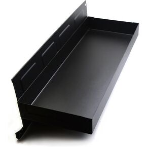 CMS MAGNETICS - Magnetic Tool Tray 12.75x4.5x1.25" Black w/Side Holding Magnets for Cabinets, Tool Boxes or Kegerator Fridge | Tool Organizer | Keg Drip Tray | Beer Taps