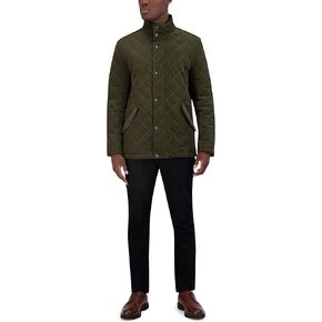 Cole Haan Men's Stand Collar Quilted Jacket