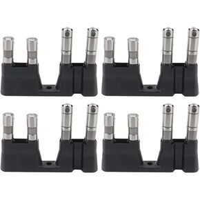 Muco 16pcs إدارة الوقود النشط AFM DOD Valve Lifters دليل الصواني 12569256 12645725 متوافق مع GMC Cadillac Chevy Buick Pontiac 4.3L 5.3L 6.0L 6.2L ARMS Valve Kit