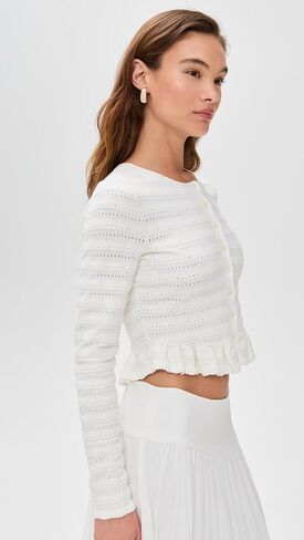 LOVESHACKFANCY Women's Rogan Cardigan in Saudi Arabia