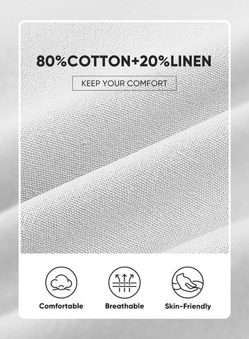 JMIERR Mens Casual 8" Cotton Linen Shorts - Button Waist Summer Beach Shorts with Pockets in Saudi Arabia