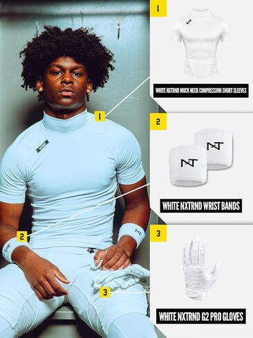 Nxtrnd Men's Turtleneck Compression T-Shirt, Short Sleeve Mock Neck in Saudi Arabia