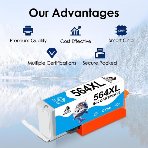 Double D 564xl استبدال خرطوشة الحبر المتوافقة مع HP 564XL 564 XL High Livers in Kuwait