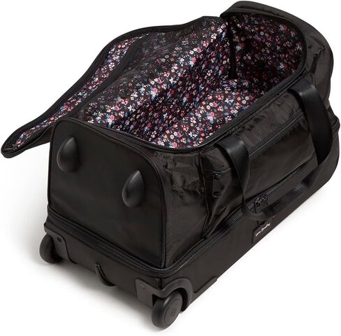 Vera Bradley Women's Recycled Ripstop Foldable Rolling Duffel Bag Travel in Kuwait