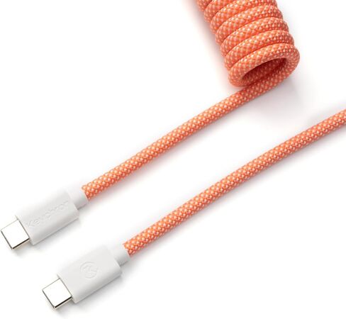 Keychron Custom Coiled Aviator USB Cable - Light Purple in Saudi Arabia