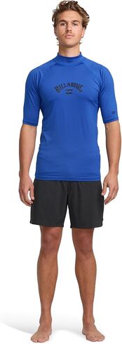 Billabong Men's Arch Performance Fit Short Sleeve Rashguard 50+ Uv Protection in Kuwait