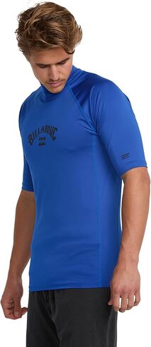 Billabong Men's Arch Performance Fit Short Sleeve Rashguard 50+ Uv Protection in Kuwait