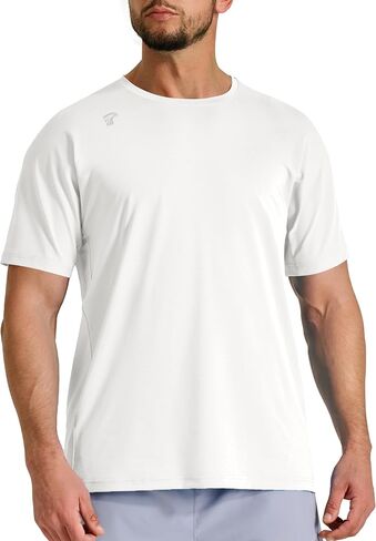 رجال UPF 50+ حماية من أشعة الشمس قمصان رياضية قصيرة الأكمام الجري تجريب صالة الألعاب الرياضية TSHIRTS قميص تجفيف سريع جاف لوقود الطفح الجلدي in Kuwait
