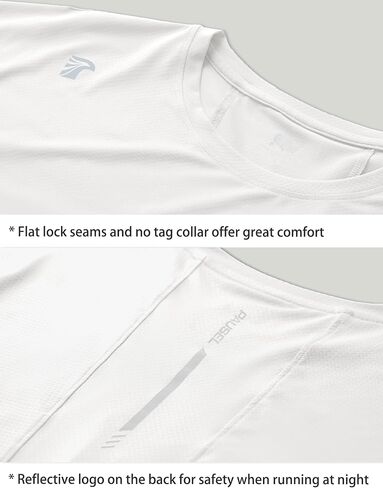 رجال UPF 50+ حماية من أشعة الشمس قمصان رياضية قصيرة الأكمام الجري تجريب صالة الألعاب الرياضية TSHIRTS قميص تجفيف سريع جاف لوقود الطفح الجلدي in Kuwait